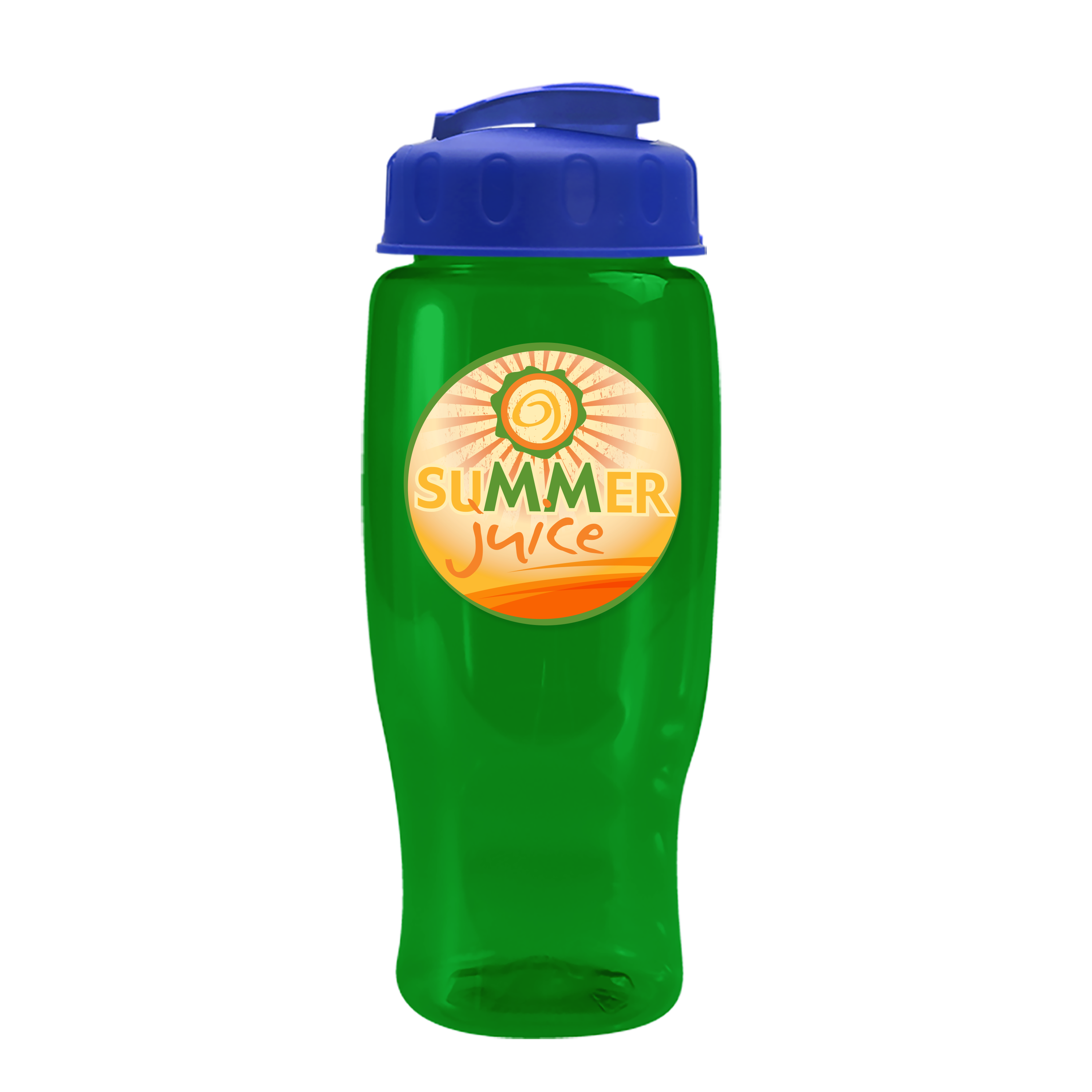 Poly+ Recycled Bottle with Flip-Top Lid - 27 oz.
